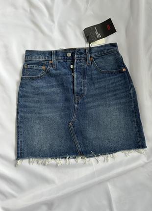 Джинсовая юбка levi’s