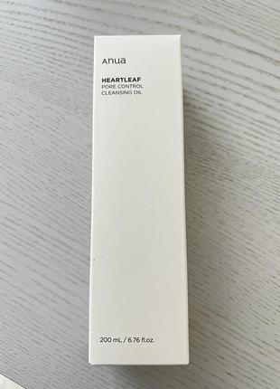 Гідрофільна олія anua heartleaf pore control cleansing oil 200 мл