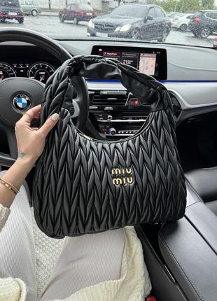 Женская сумочка miu miu big черная