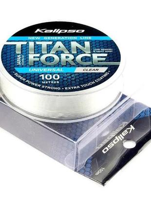 Леска kalipso titan force universal cl 100м 0,30мм