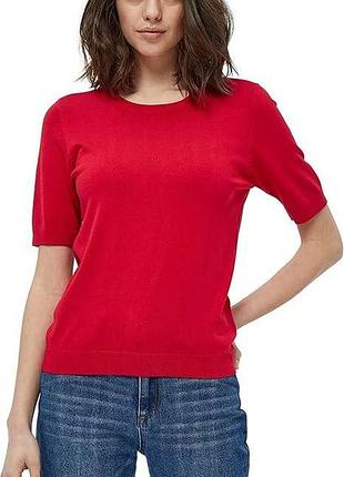 Джемпер с коротким рукавом для женщины esmara lidl 458820 xs красный