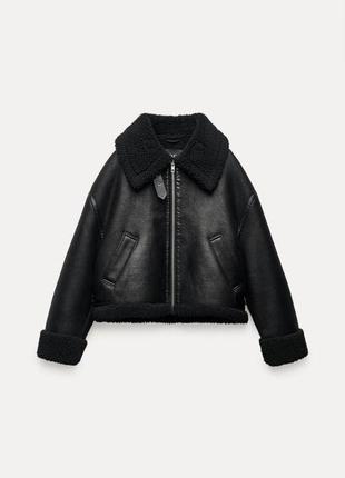 Дубленка zara