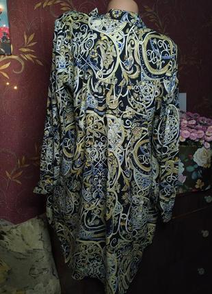 Платье с ярким принтом на пуговицах свободного кроя от h&amp;m8 фото