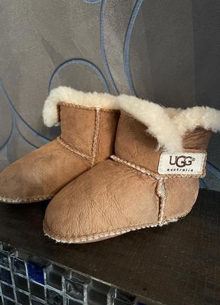 Чобітки пінетки натуральні ugg 14 см