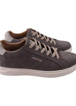 Кеди чоловічі konors сірі натуральний нубук, 41