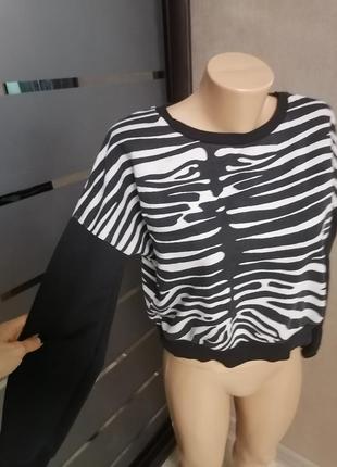 Укорочений жіночий світшот оверсайз