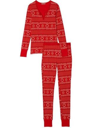 Victoria´s victorias secret виктория сикрет пижама, костюм для дома thermal long pajama set