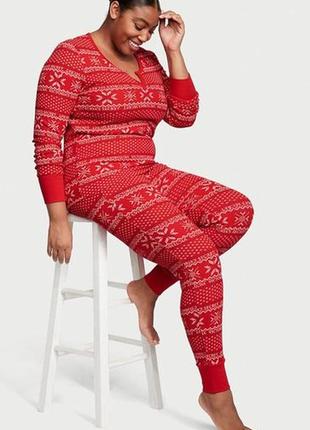 Victoria ́s victorias secret віктория сикрет піжама, костюм для дому thermal long pajama set3 фото