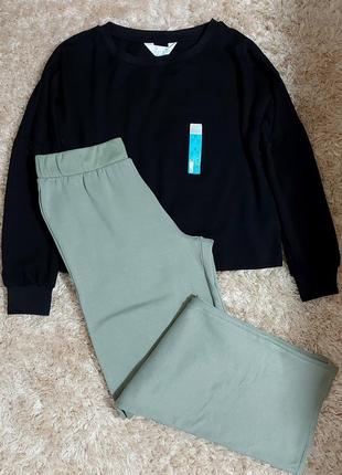 Тепла піжама або костюм для дому (трикотаж) 10-12 розмір, євро 38-40