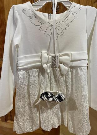 Трикотажна сукня з сумочкою 116