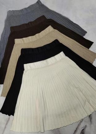 Юбка трикотаж2 фото
