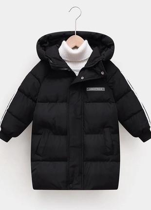 Подовжена куртка для дівчинки єврозима