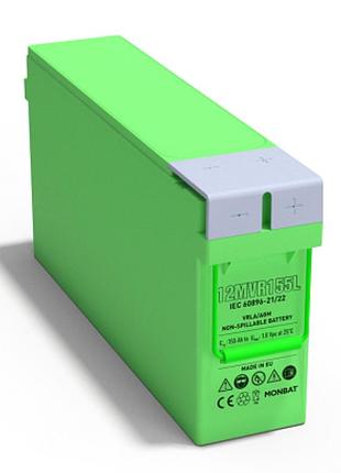 Акумуляторна батарея monbat front terminal 12mvr155l agm 12v/155 ah, 555x125x276 мм, 50,8 кг
