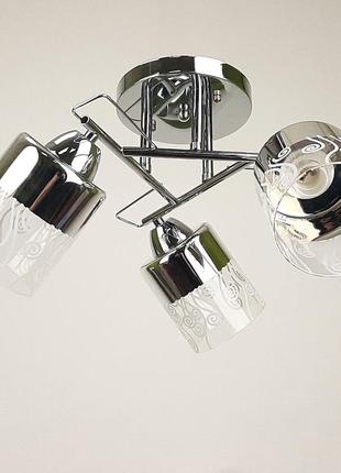 Люстра на три плафони sneha (9963768101/3 silver)