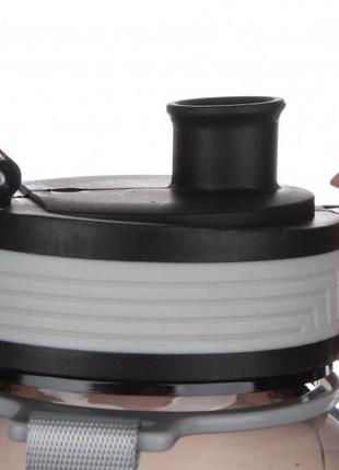 Питьевая бутылка серая для спорта, бутылка для воды 650мл прозрачная, бутылка для воды eyun2 фото