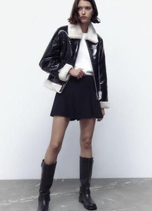 Дубленка zara
