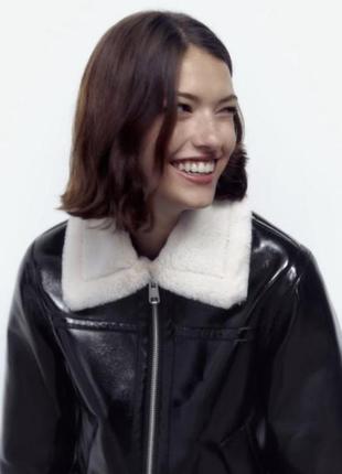 Дубленка zara