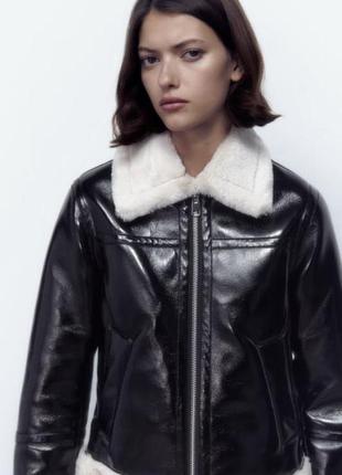 Дубленка zara