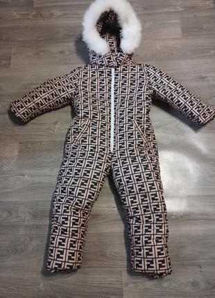 Дитячій зимовий комбінезон