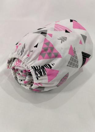 Детские муслиновые простыни на резинке, размер 80*160 (#6111)