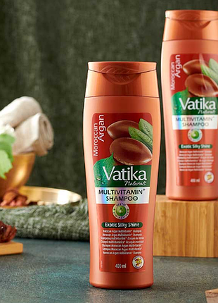 Dabur vatika argan ватика шампунь марокканская аргана для сухих волос 180 мл египет
