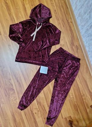 Велюровая пижама. костюм для дома