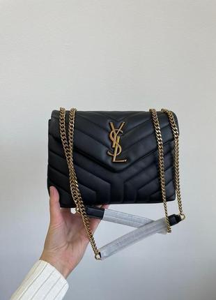 Сумка yves saint laurent small loulou in quilted leather2 фото