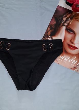 Низ от купальника женские плавки размер 44 / 10 черные