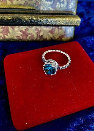 🇺🇸american vintage. винтажное кольцо со стразами.