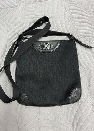 Сумка женская фирменная, брендовая dkny с длинным ремешком/через плечо