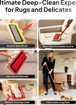 Lebrush 2.0 щетка для чистки ковров от короткой и длинной шерсти кошек и собак |...