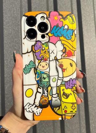 Яркий стильный чехол kaws на iphone 11 pro