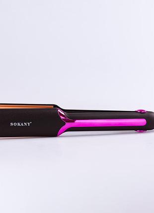 Щипці гофре для волосся професійні 40 вт випрямляч плойка з індикатором роботи sokany sk-1906