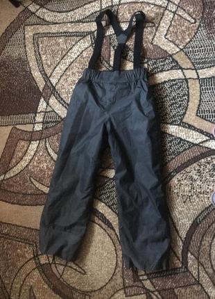 Зимние лыжные штаны на мальчика 8 лет