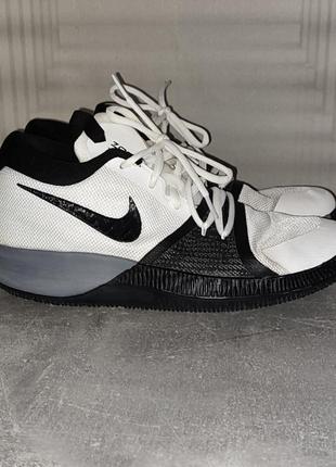 Баскетбольні кросівки оригінал nike zoom assersion ep "white black"