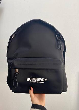 Мужской рюкзак burberry logo print nylon 30 х 40 х 14 см черный