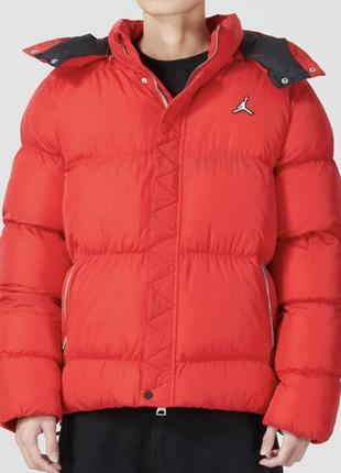 Оригінал пуховик jordan Cmft Chicago puffer jacket red джордан червоний