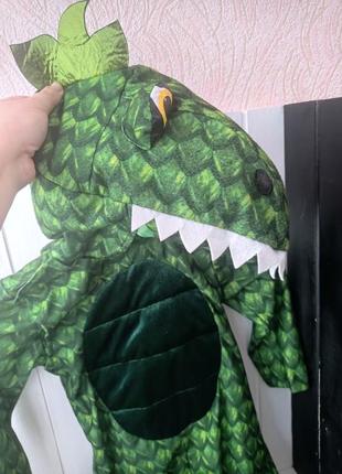Карнавальний костюм крокодил динозавр дракон2 фото