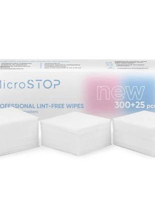 Професійні безворсові серветки microstop