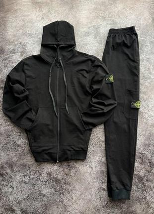Спортивний костюм  stone island на флісі