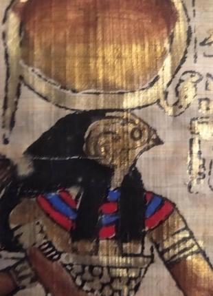 Картина в рамке из египта на папирусе 38см на 31см