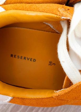 Reserved замшеві кросівки