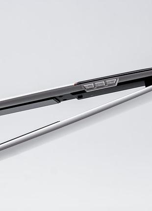 Випрямляч для волосся керамічний з рк дисплеєм, стайлер для вирівнювання волосся та завивки vgr v-515 білий7 фото