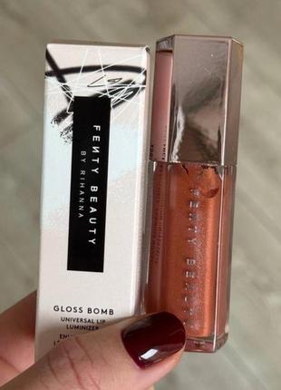 Блиск для губ fenty beauty by rihanna gloss bomb universal lip luminizer - fenty glow