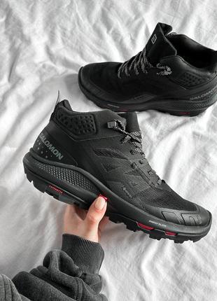 Мужские ботинки salomon outpulse mid#x'black'