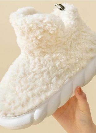 Белые меховые угги баранчики, тедди угги для девушек, короткие угги теди, женские...