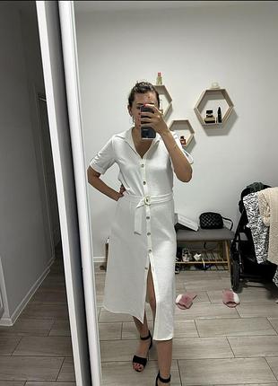 Стильное платье zara на высокий рост