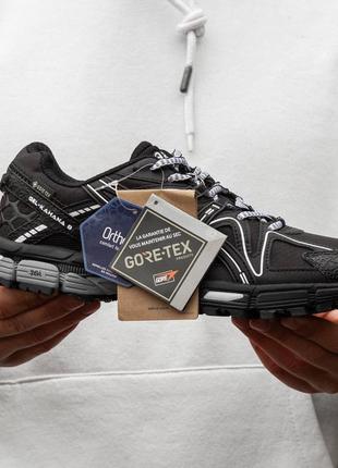 Кросівки в стилі asics gel-kahaha gore-tex  black grey