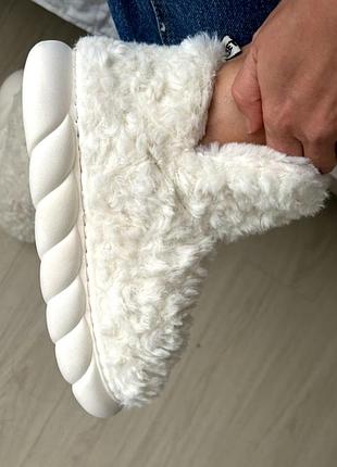 Белые меховые угги баранчики, тедди угги для девушек, короткие угги теди, женские...
