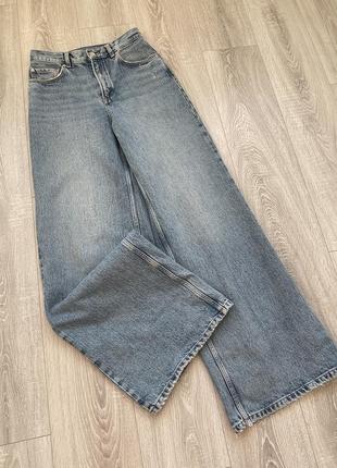 Джинси massimo dutti wide leg